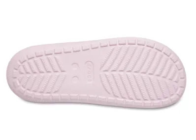 210966-6ZW Croc's Classic Floral Cut Out Sandal Pink Milk