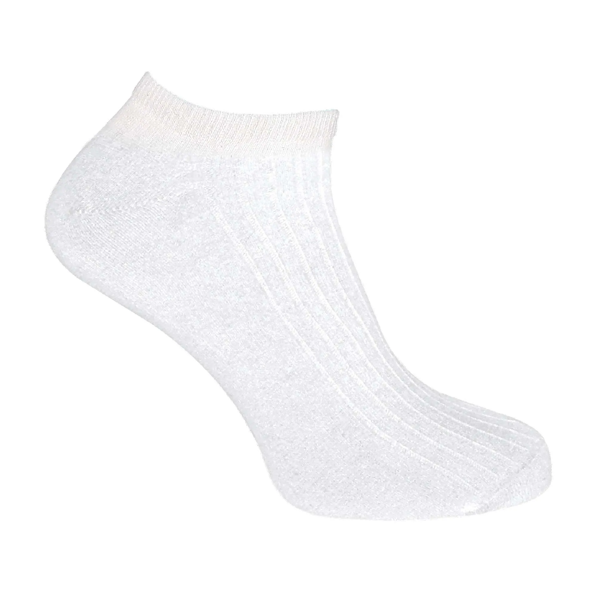 6 Pack Mens 100% Cotton Soft Breathable Ankle Trainer Socks