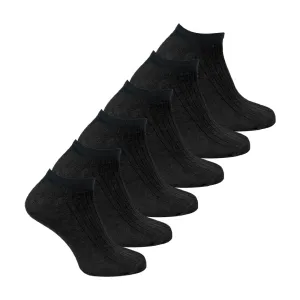 6 Pack Mens 100% Cotton Soft Breathable Ankle Trainer Socks