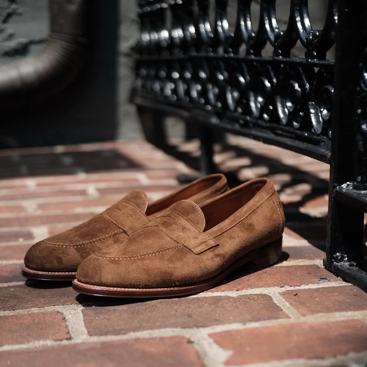 96941F - Flex Penny Loafer in Snuff Suede