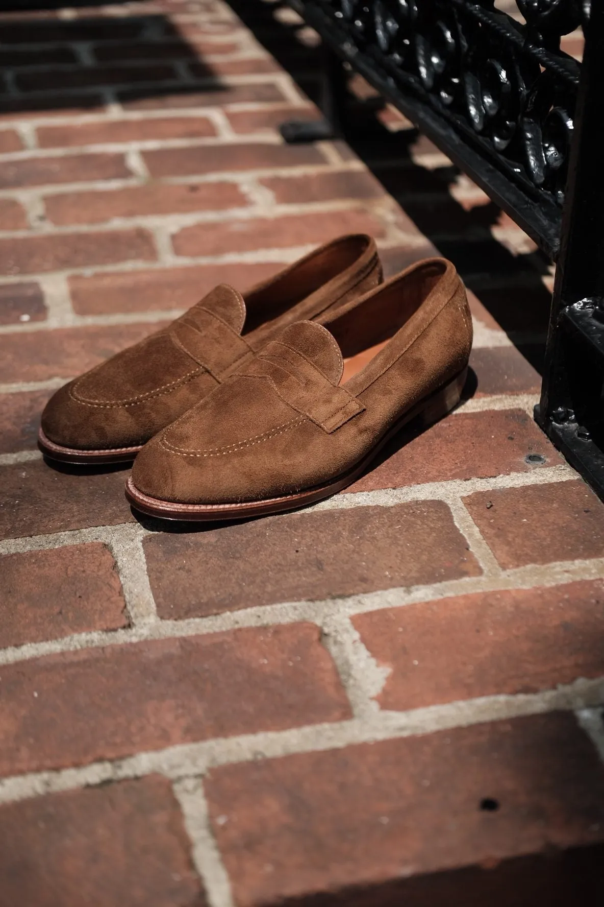 96941F - Flex Penny Loafer in Snuff Suede