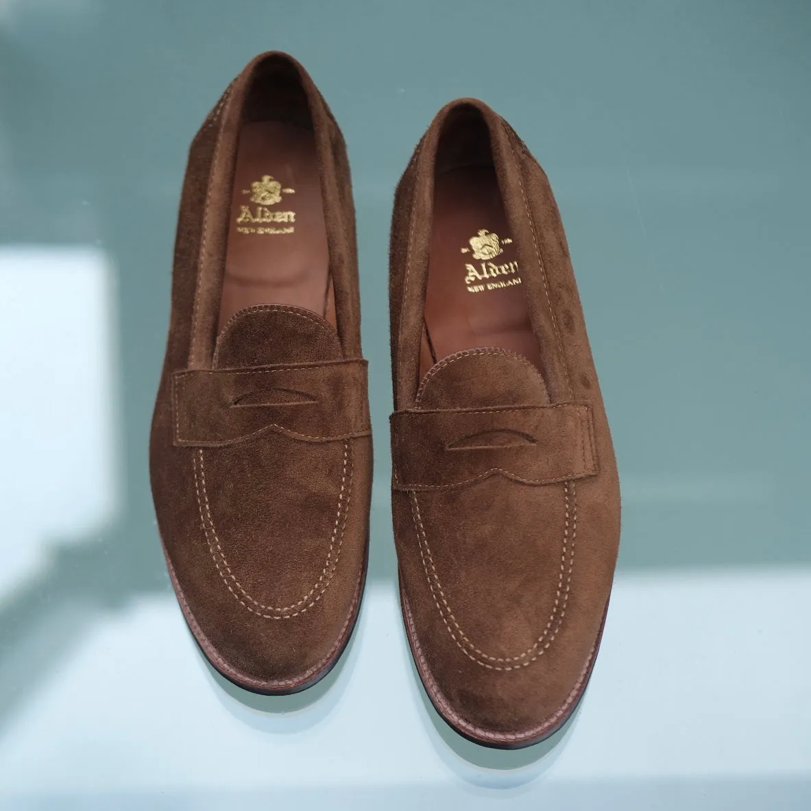96941F - Flex Penny Loafer in Snuff Suede
