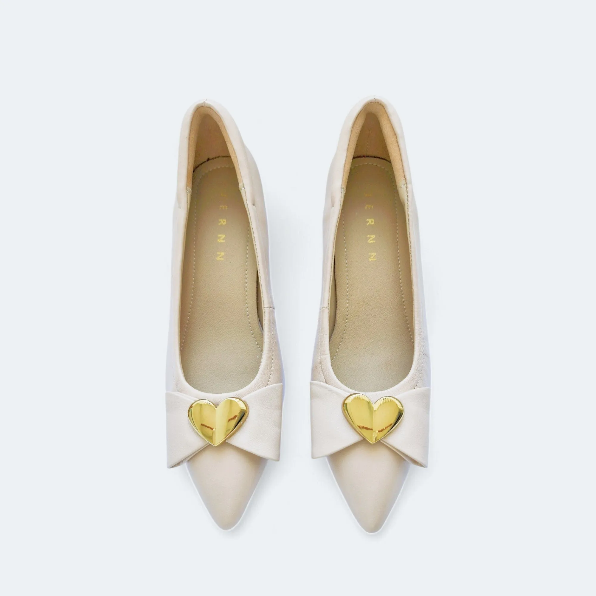 Agatha Leather Heel