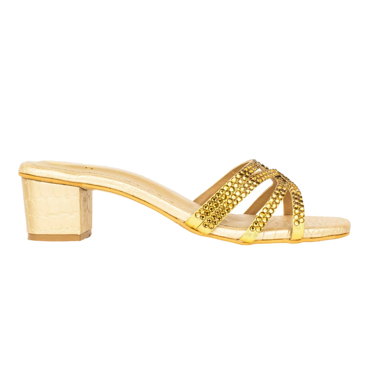 Ahlam Heels S243H - Gold