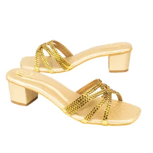 Ahlam Heels S243H - Gold
