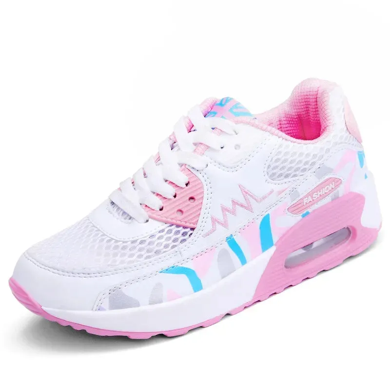 Air Platform Sneakers Women's Lace Up Wedge Women Casual Sport Shoes for Women Comfort Travel