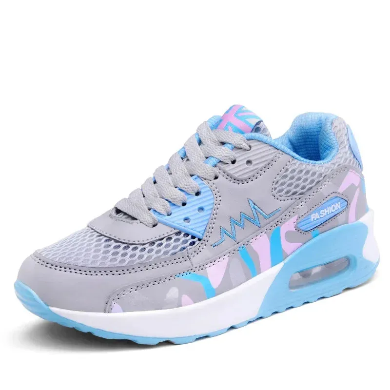 Air Platform Sneakers Women's Lace Up Wedge Women Casual Sport Shoes for Women Comfort Travel