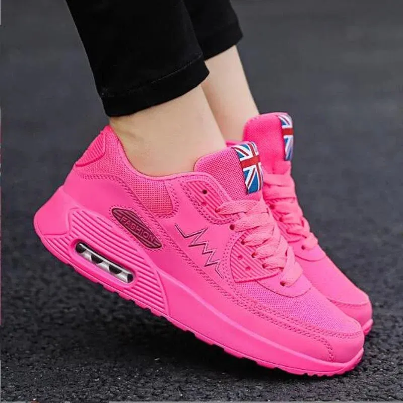 Air Platform Sneakers Women's Lace Up Wedge Women Casual Sport Shoes for Women Comfort Travel