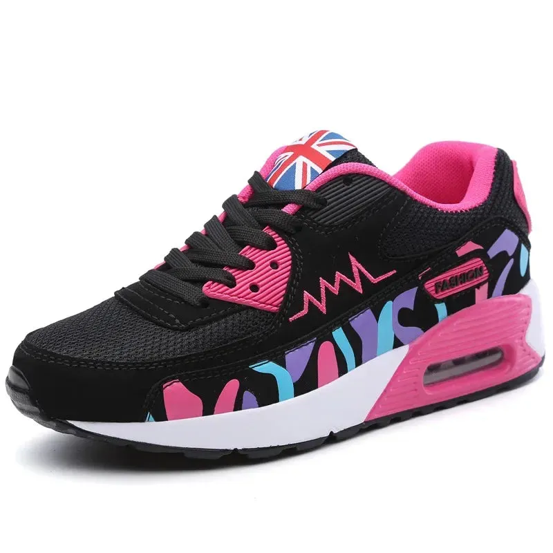 Air Platform Sneakers Women's Lace Up Wedge Women Casual Sport Shoes for Women Comfort Travel