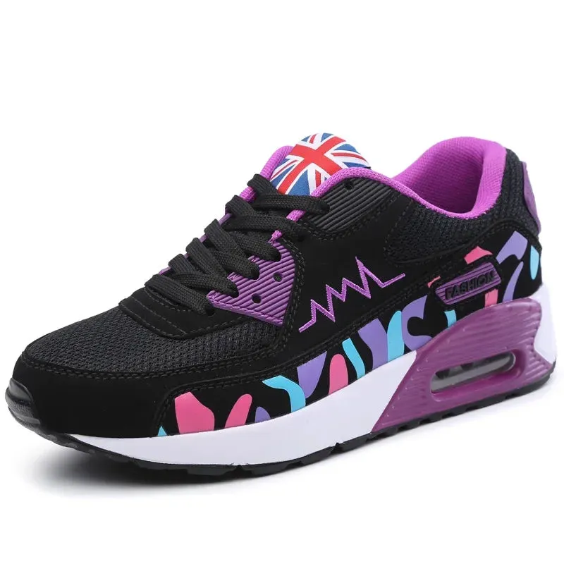 Air Platform Sneakers Women's Lace Up Wedge Women Casual Sport Shoes for Women Comfort Travel