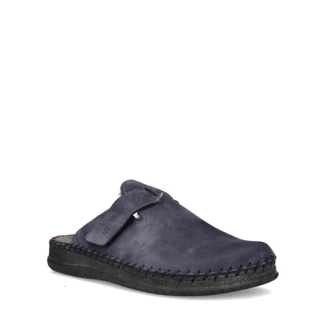 'Alassio' men's outdoor slippers - blue