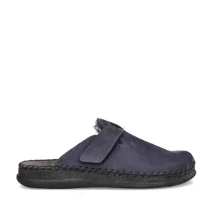 'Alassio' men's outdoor slippers - blue