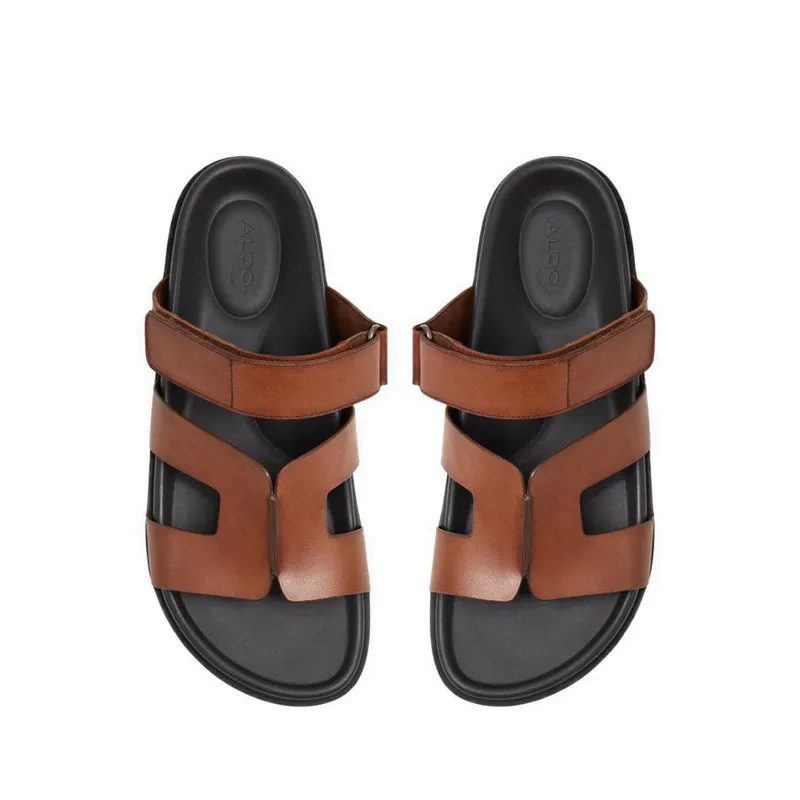 ALDO Christopher Men's Flat Sandals - Cognac