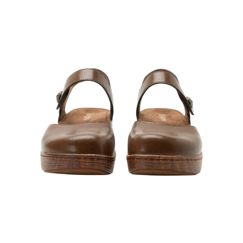 Alegria Opal Walnut Leather Shoe (Women's)