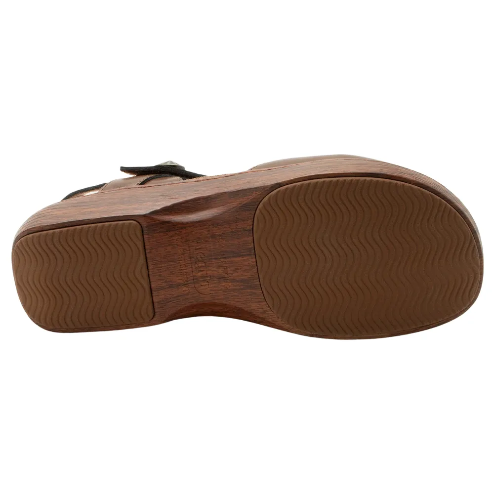 Alegria Opal Walnut Leather Shoe (Women's)