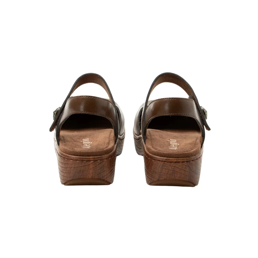 Alegria Opal Walnut Leather Shoe (Women's)