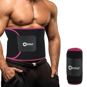 ALYV Ab Trainer Belt (without pocket |pink)