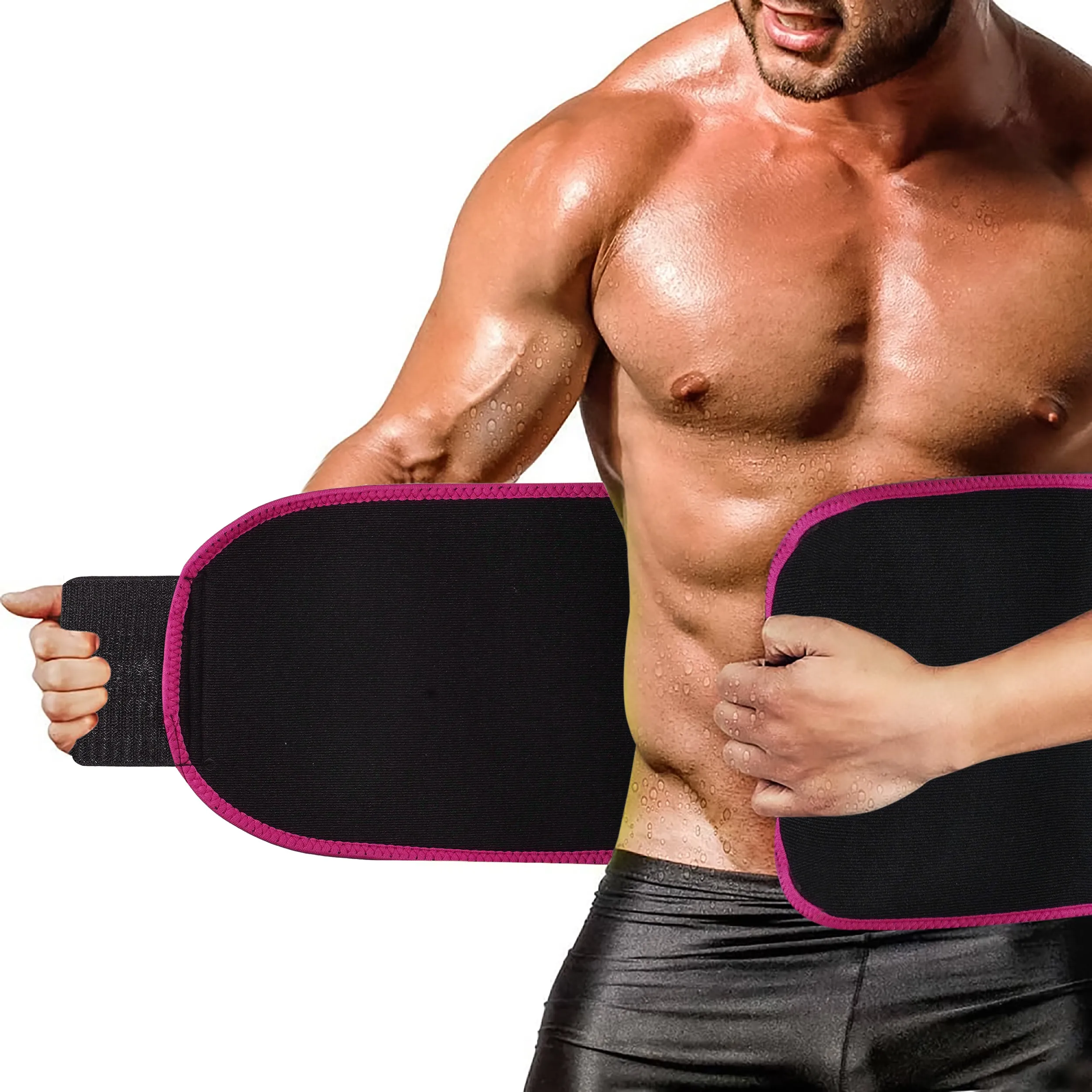 ALYV Ab Trainer Belt (without pocket |pink)