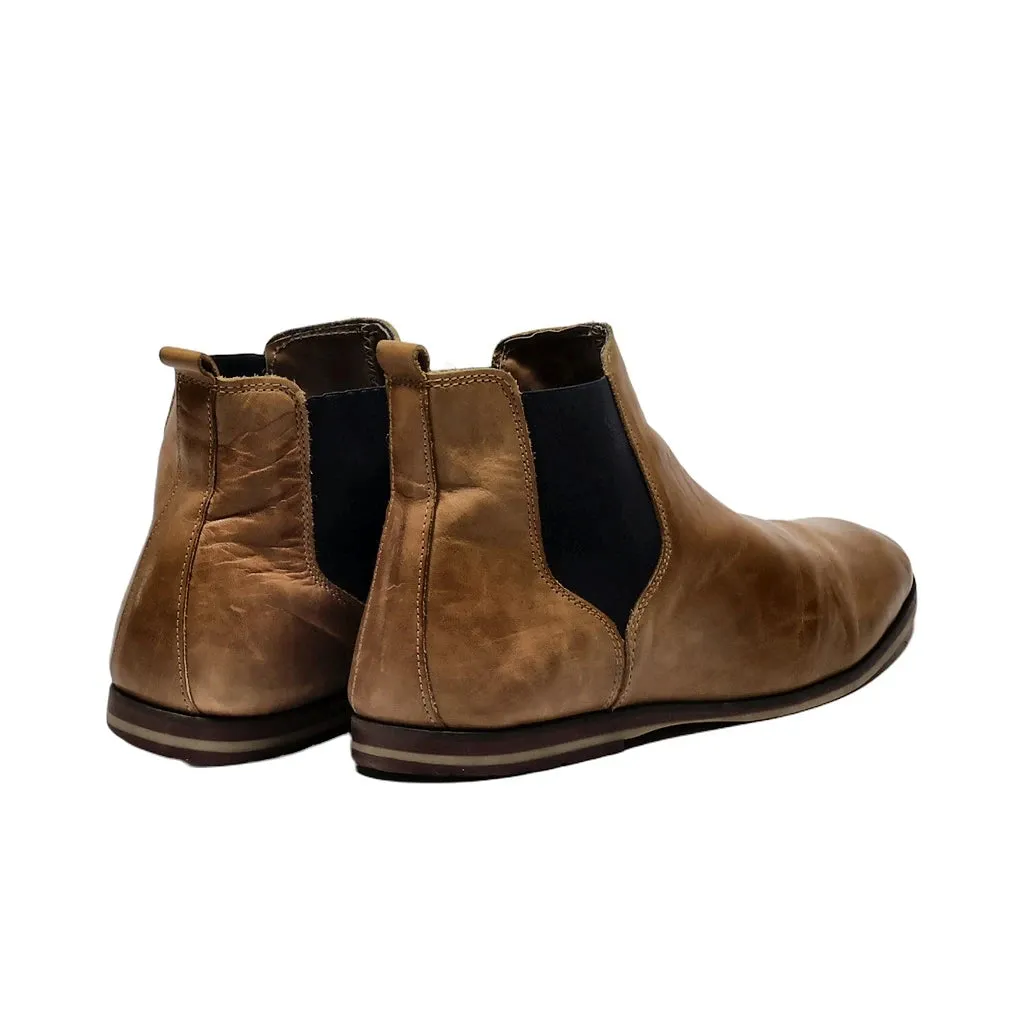 Andre Ankle Boots Leather Brown Colour For Men