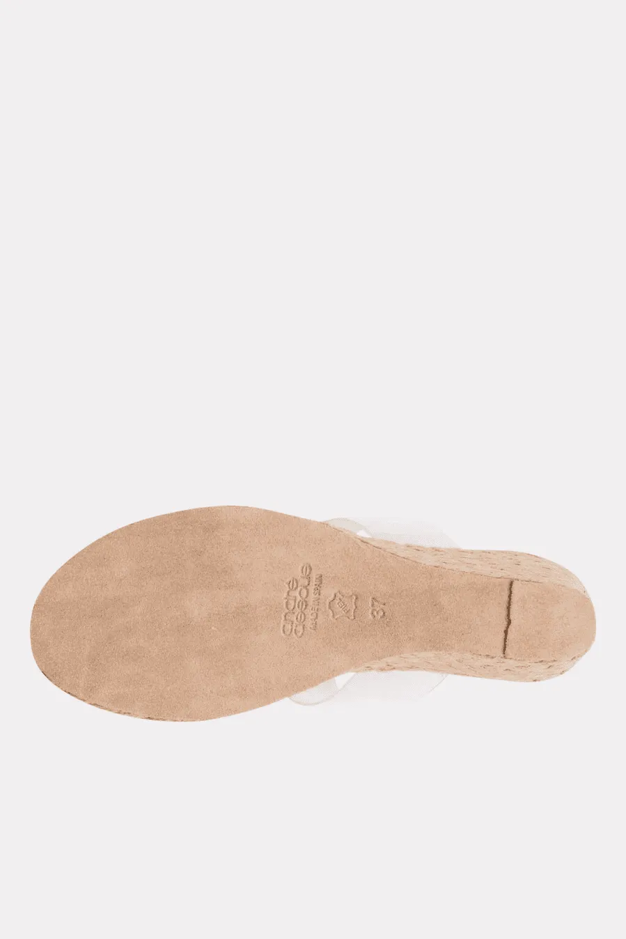 Andre Assous Anfisa Wedge Sandals (Clear Vinyl)