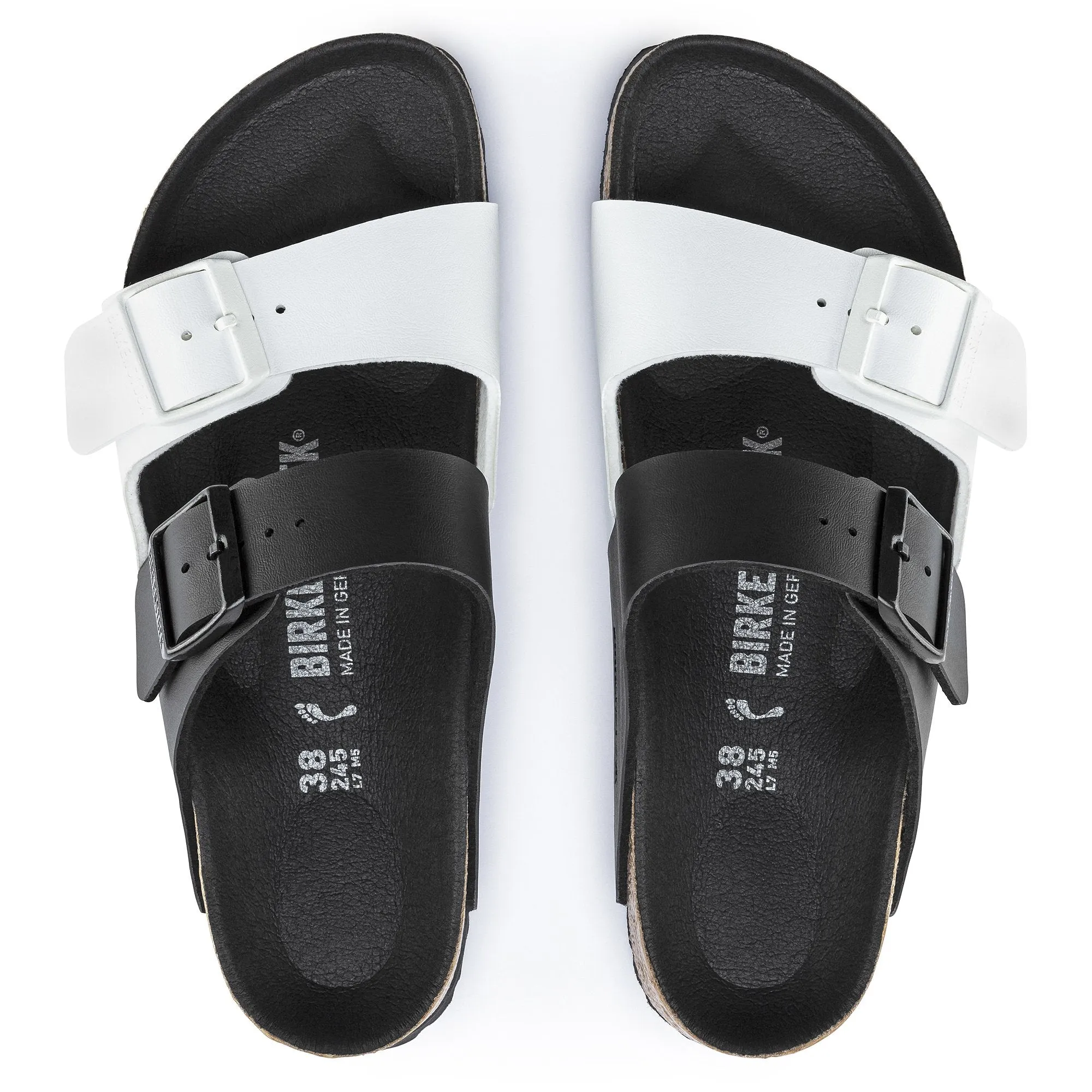 Arizona Split Birko-Flor Black/White