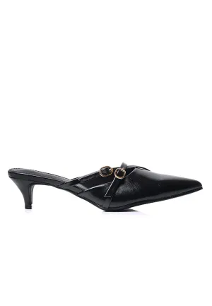 Asly Slip On Pumps Heels (Black)