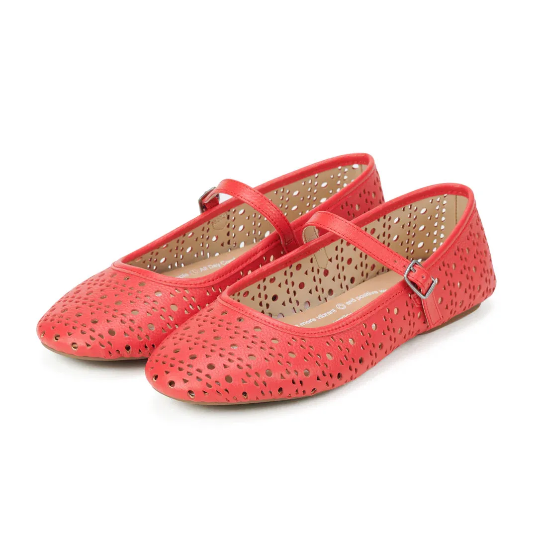 Ballet Mary Jane Fiesta Red