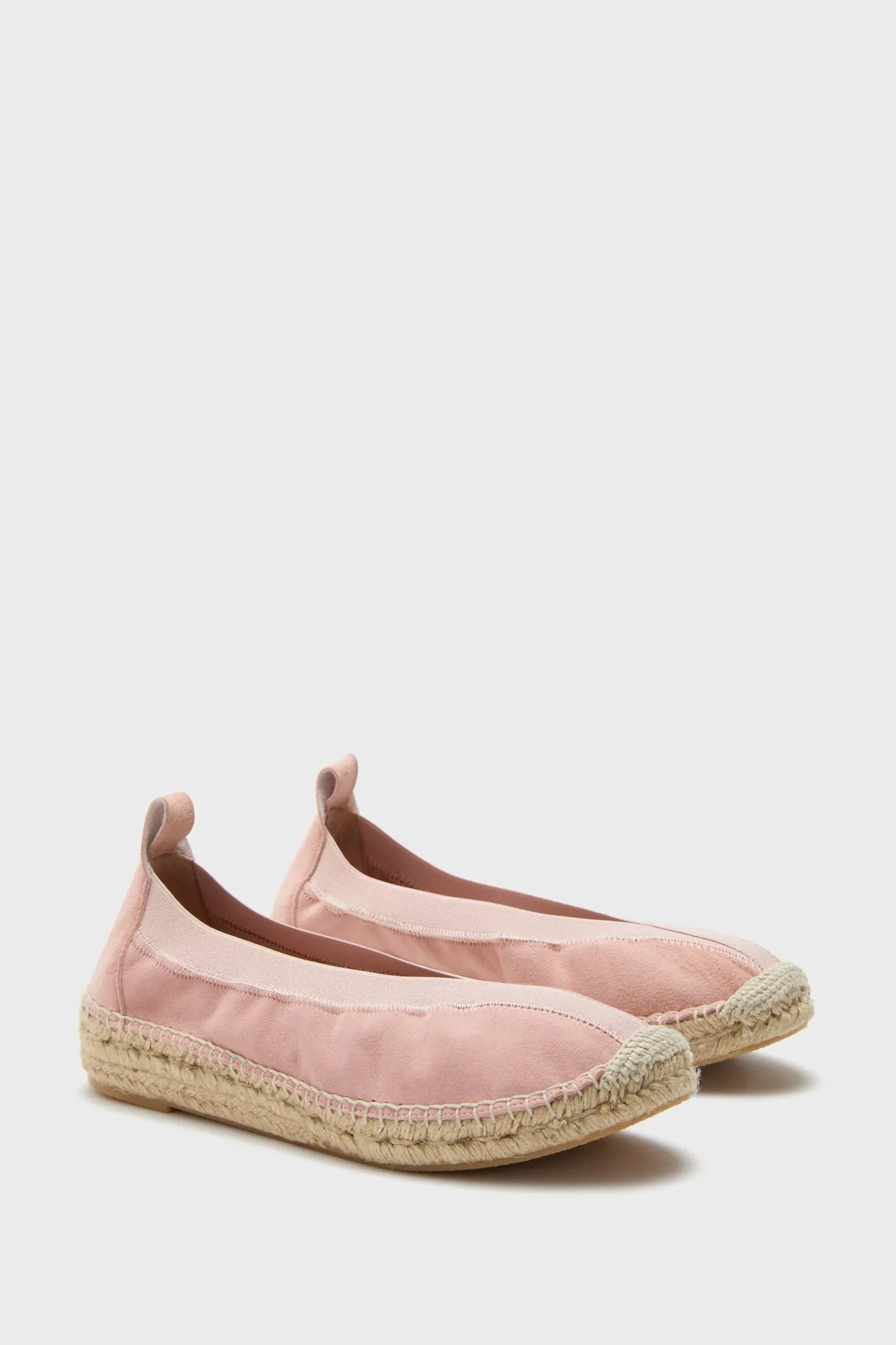 Ballet Pink Suede Jade Flats