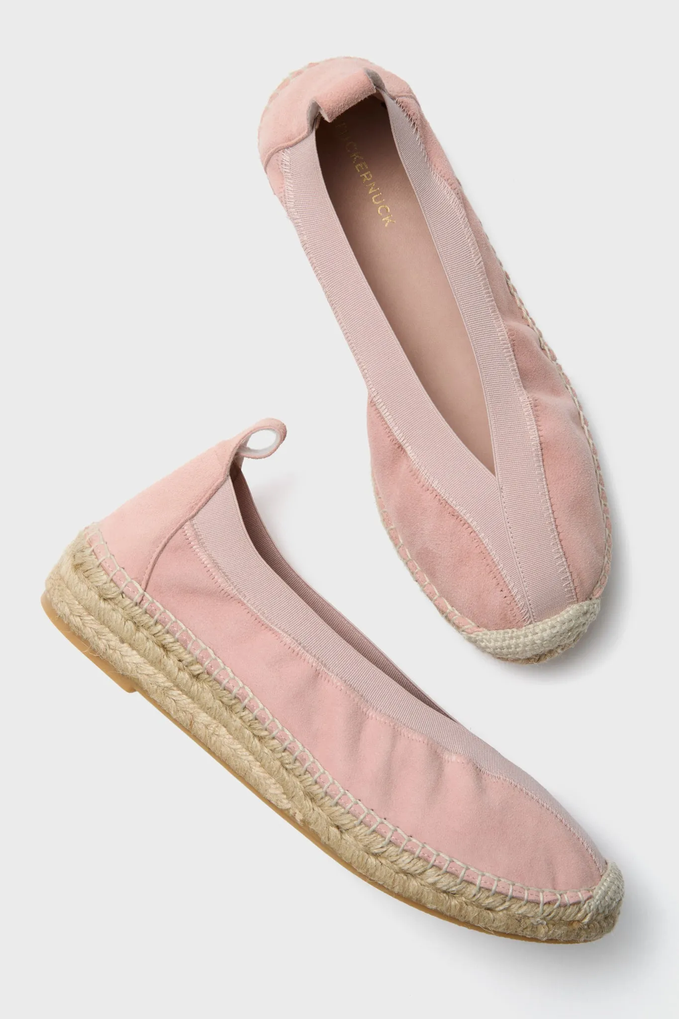 Ballet Pink Suede Jade Flats