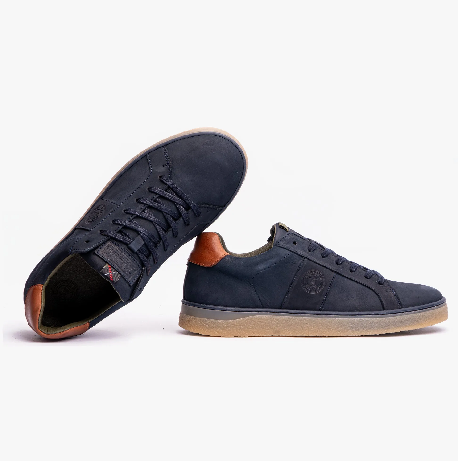 Barbour REFLECT Mens Casual Trainers Navy