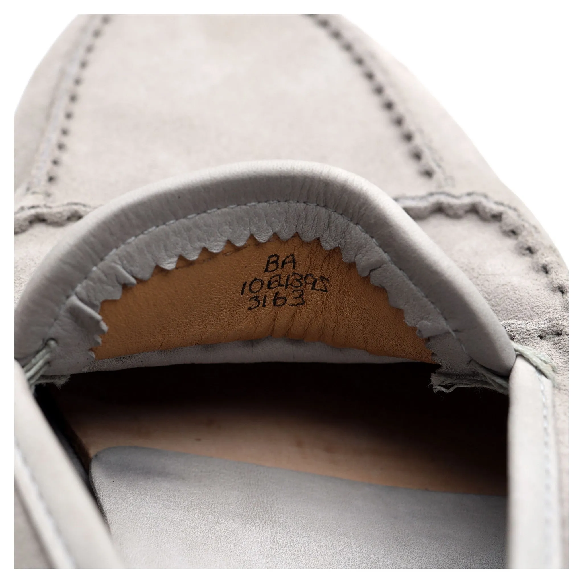 'Bath' Grey Suede Loafers UK 10 E