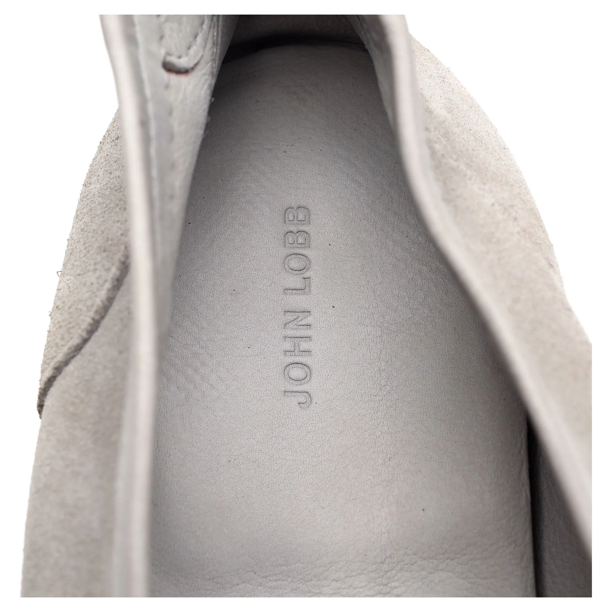 'Bath' Grey Suede Loafers UK 10 E