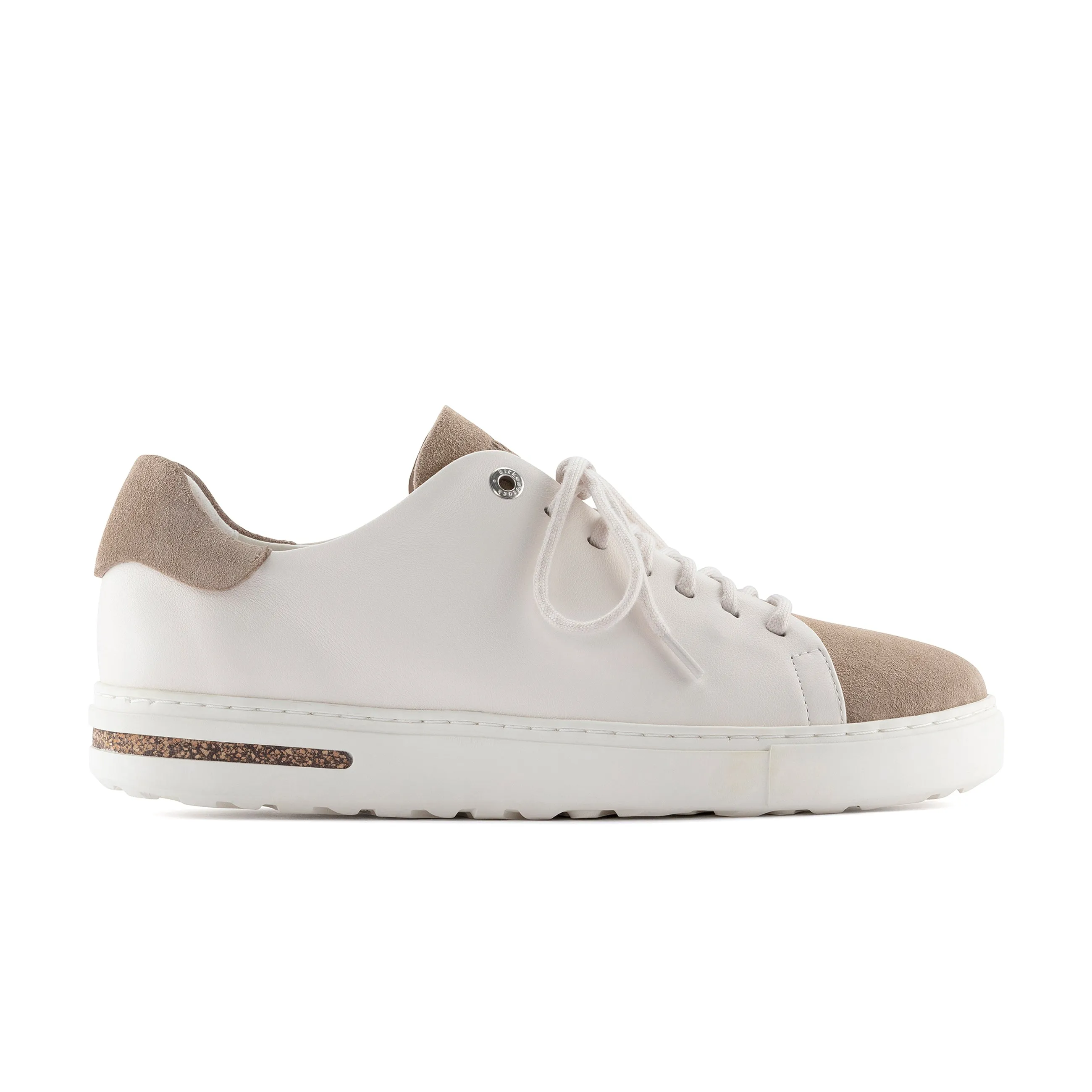 Bend Low Grey Taupe/Eggshell Smooth Leather