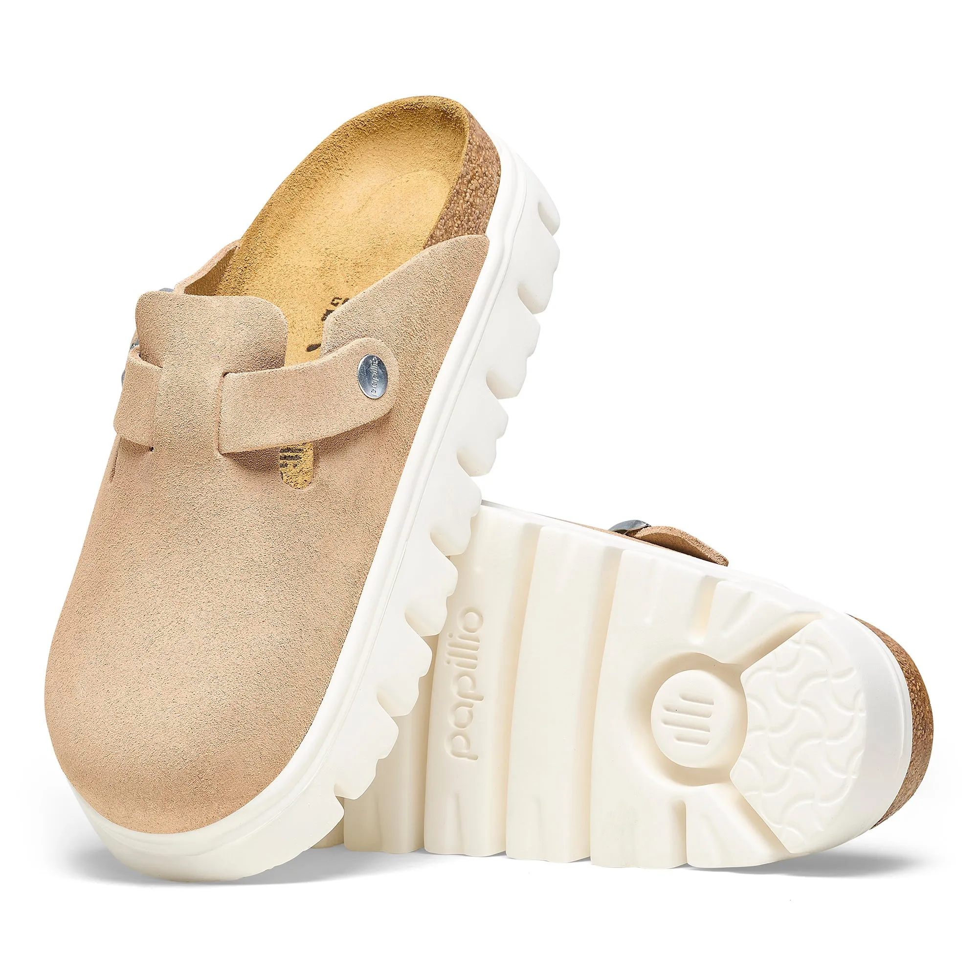 BIRKENSTOCK Boston Chunky Suede Leather