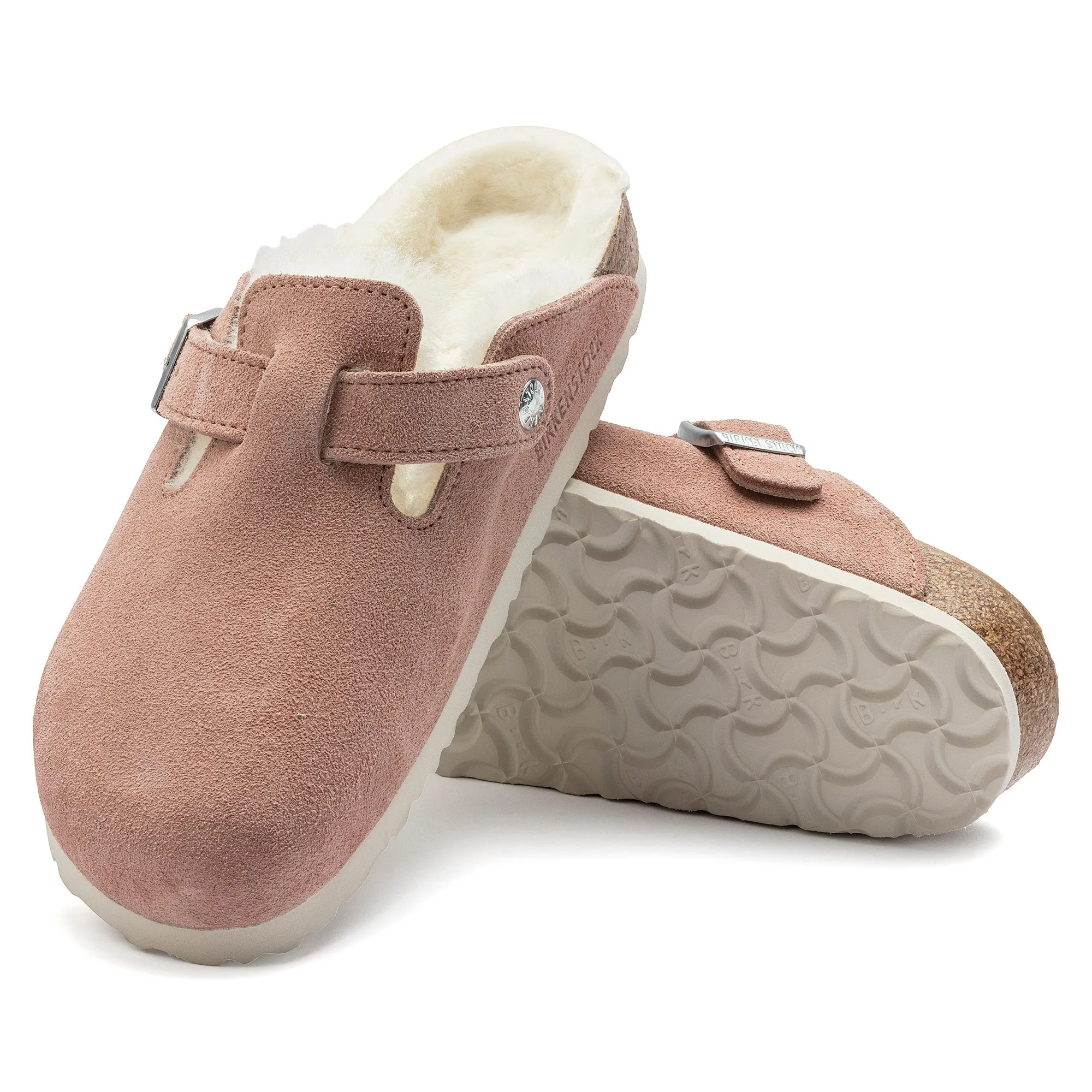 BIRKENSTOCK Boston Shearling Suede Leather/Shearling