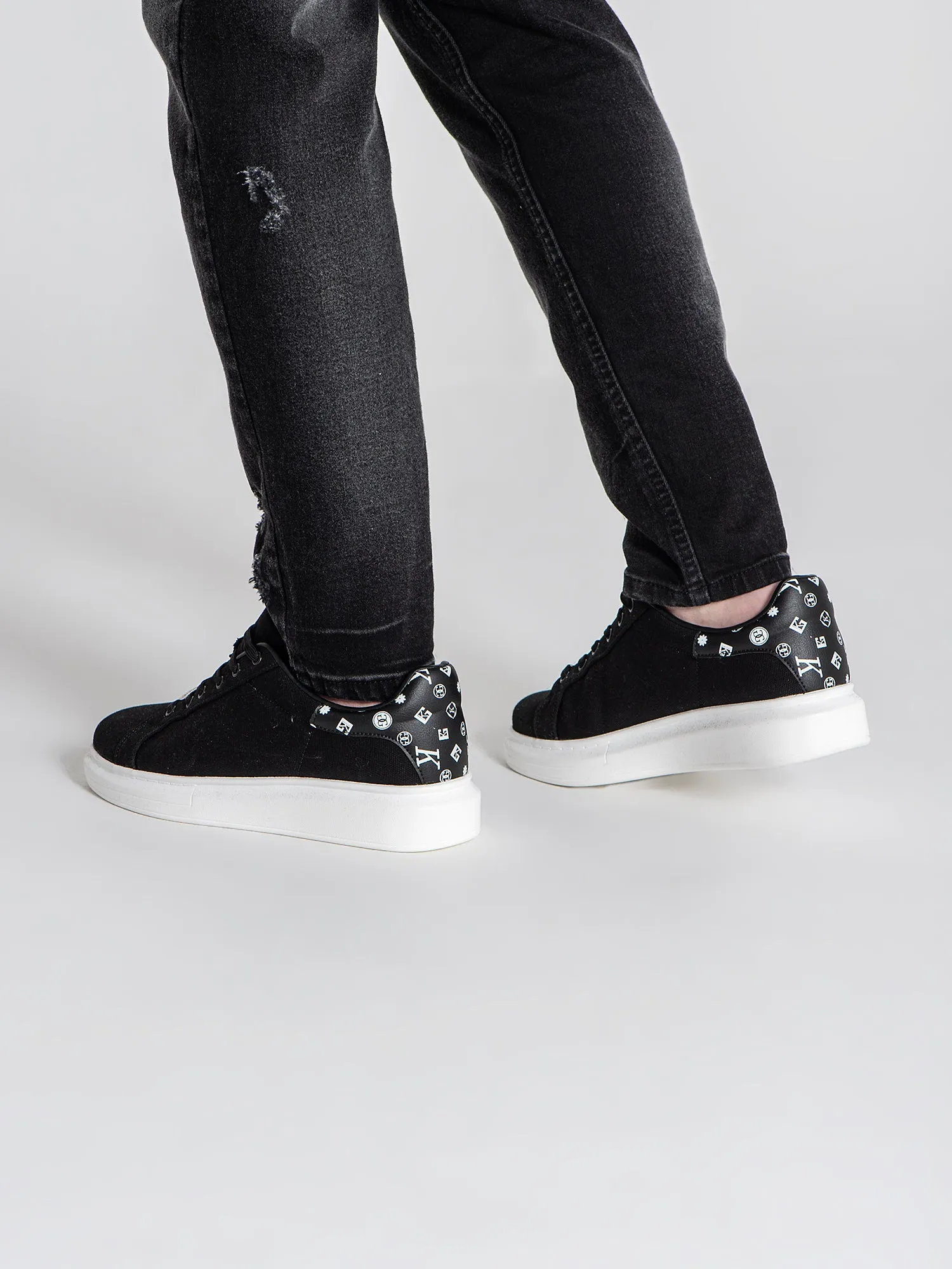 Black Logomania Sneakers