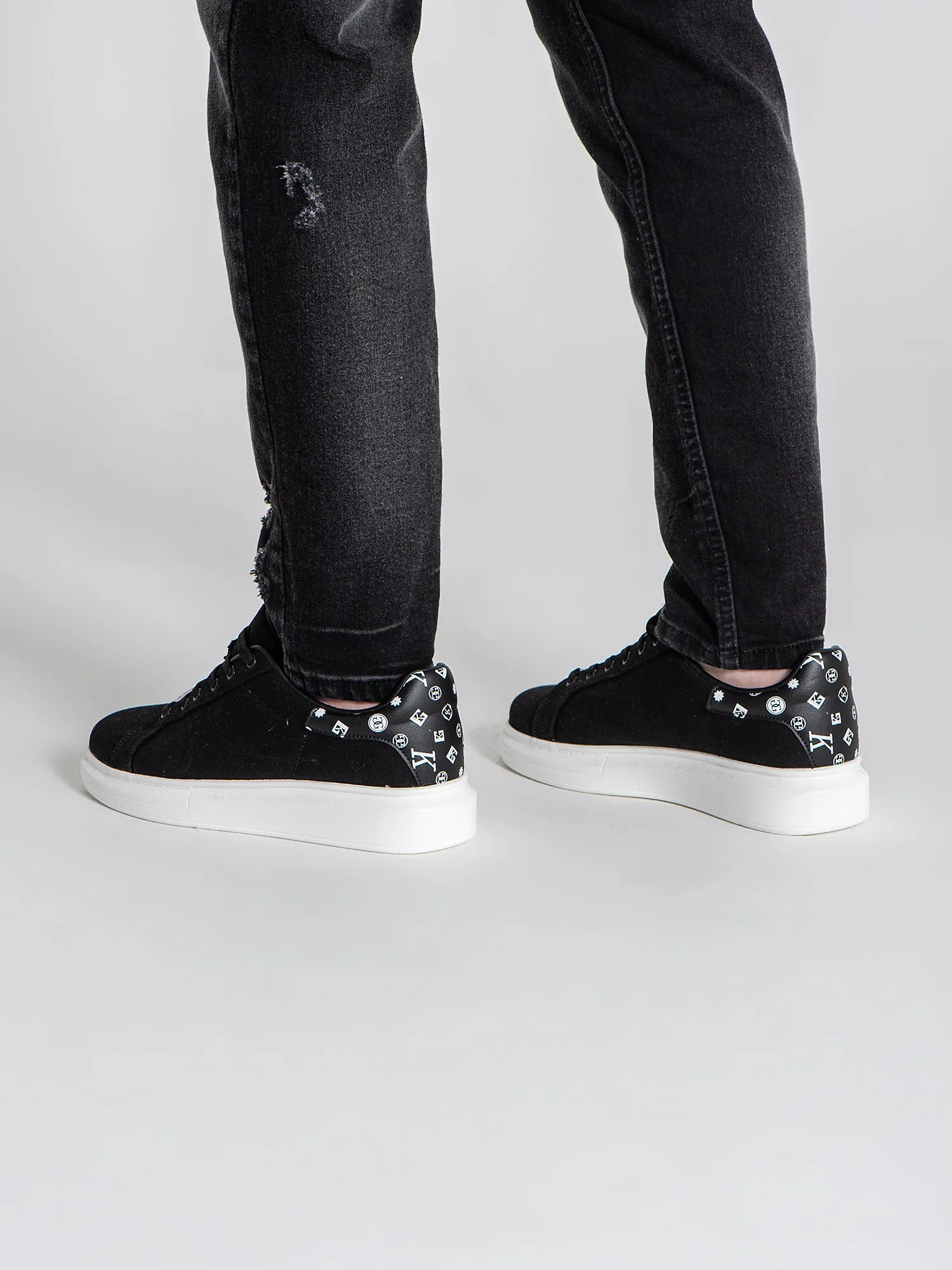 Black Logomania Sneakers