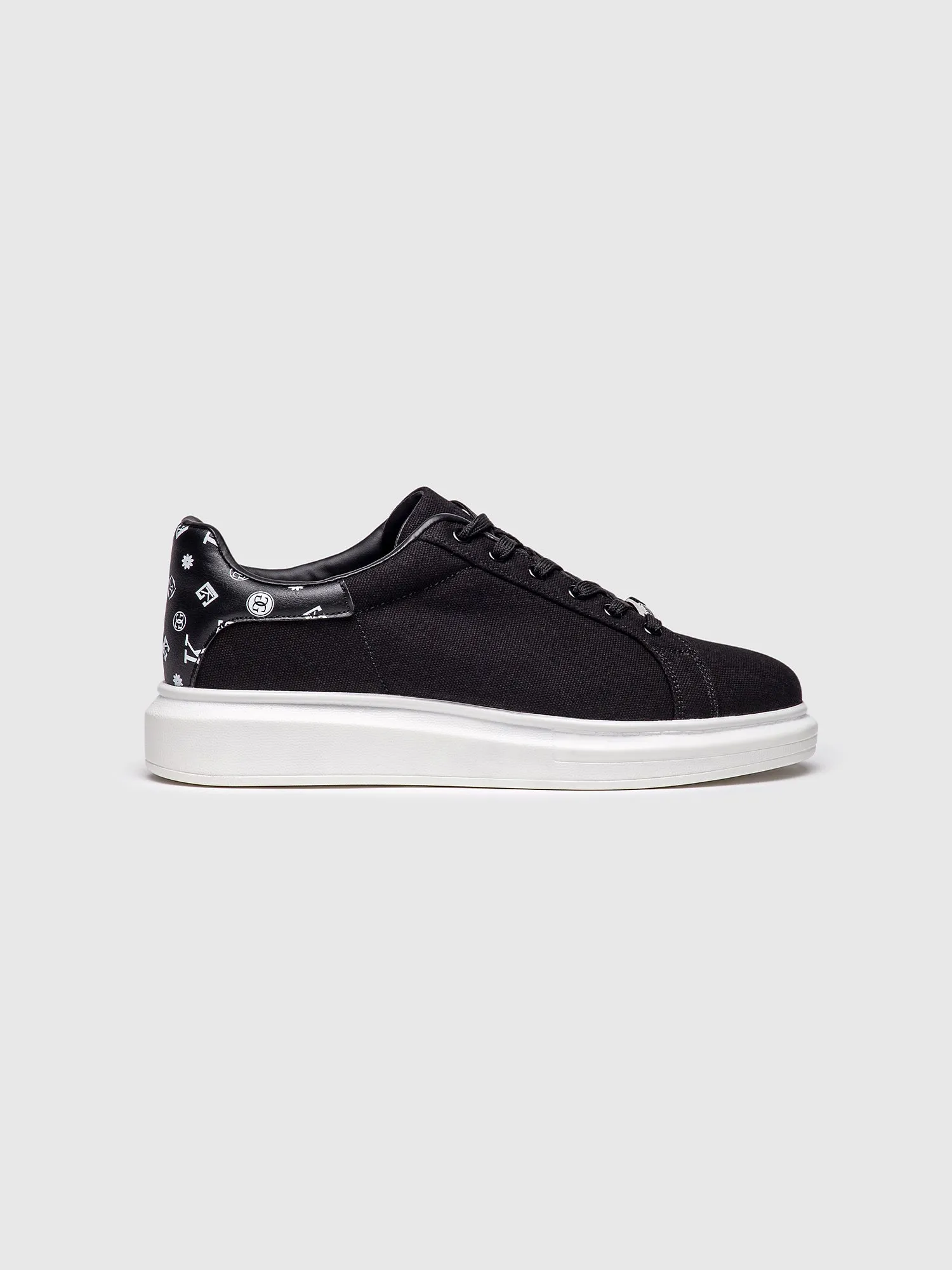 Black Logomania Sneakers