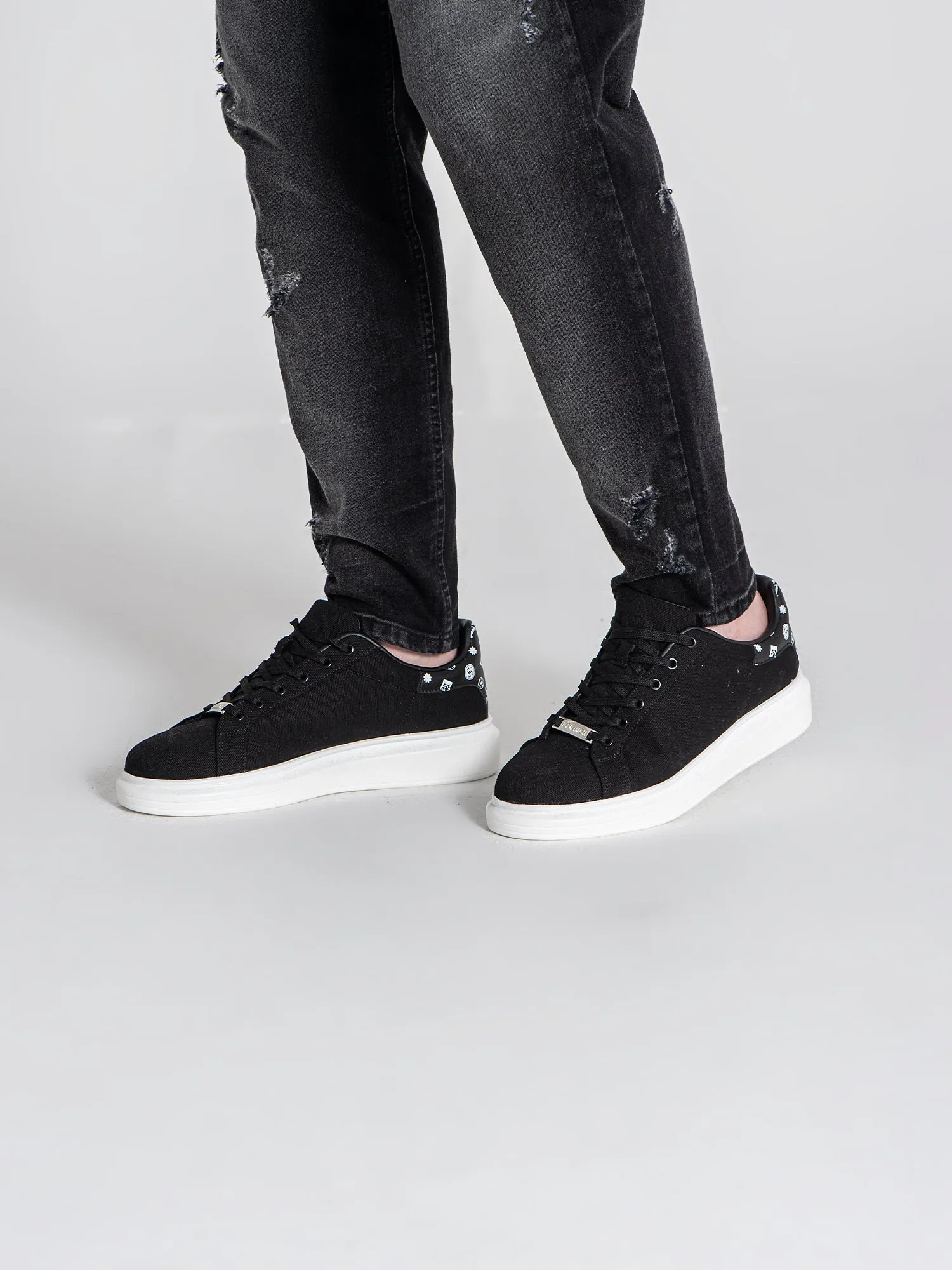 Black Logomania Sneakers