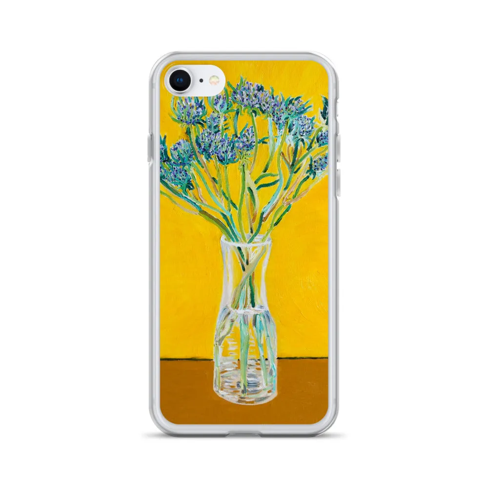 Bouquet of Flower Thistles - iPhone Case