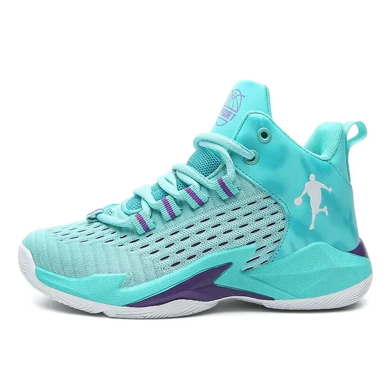 Boys Brand Mesh Basketball Shoes Kids Sneakers Thick Sole Non-slip Children Sports Shoes Child Boy Basket Trainer Shoes Girls