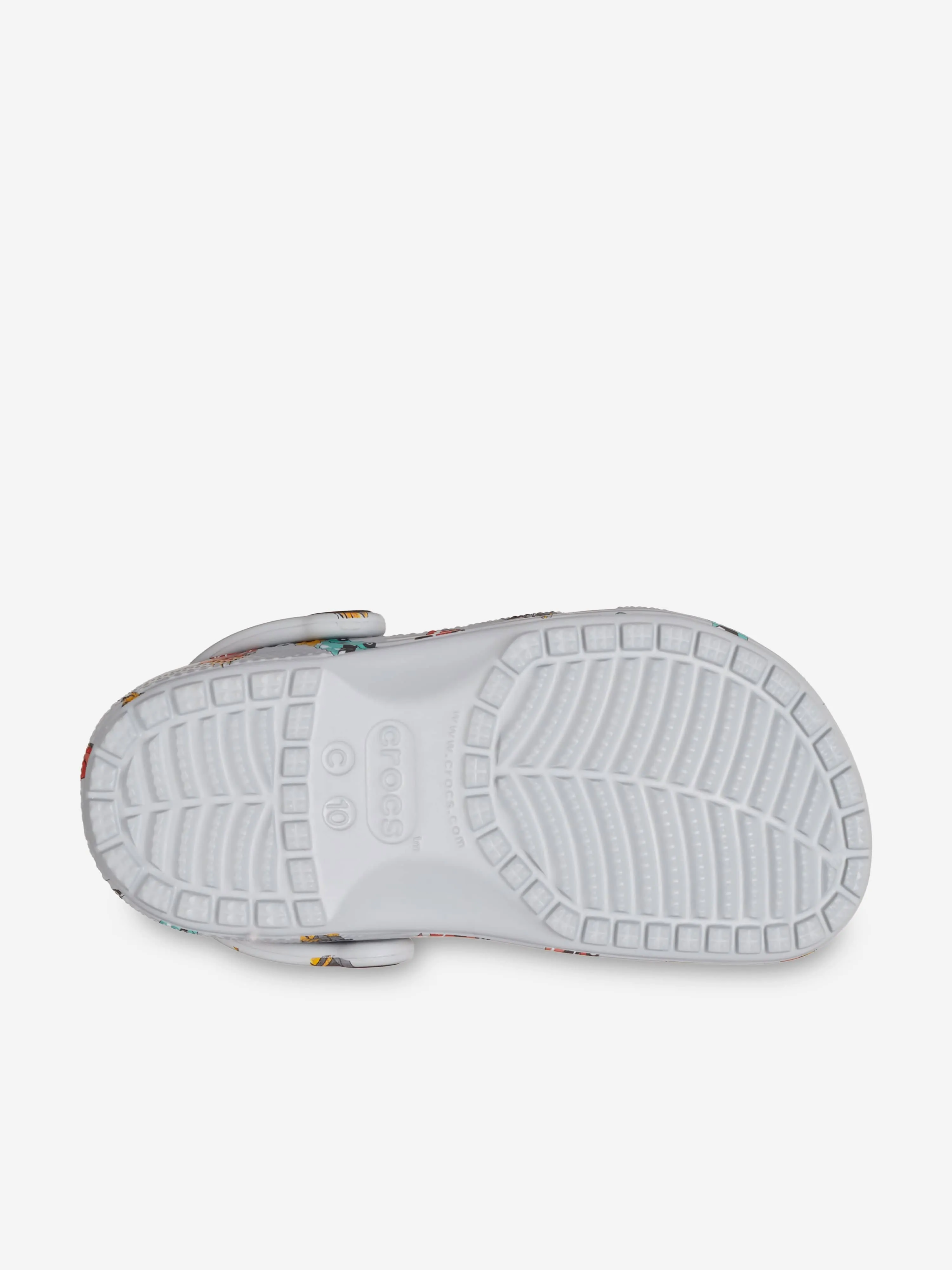 Boys Classic Race Cars Graphic Clog in Grey