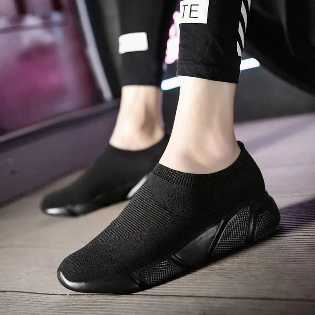 Breathable Ankle Boot Women Socks Shoes Female Sneakers