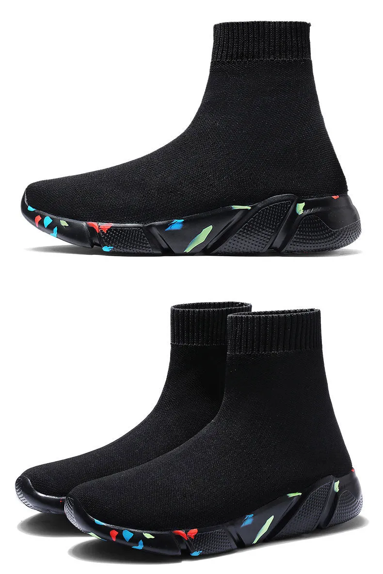 Breathable Ankle Boot Women Socks Shoes Female Sneakers
