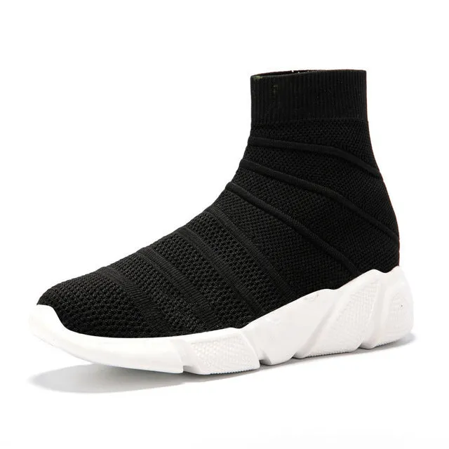 Breathable Ankle Boot Women Socks Shoes Female Sneakers