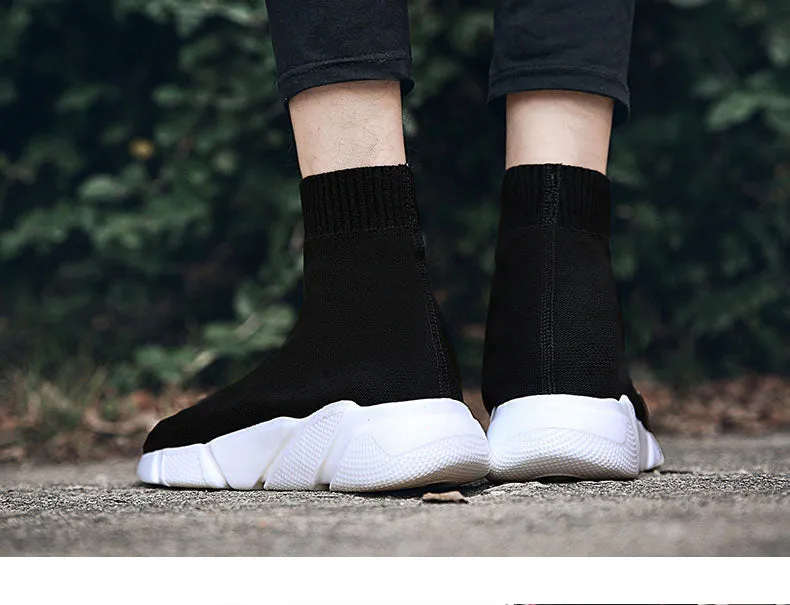 Breathable Ankle Boot Women Socks Shoes Female Sneakers