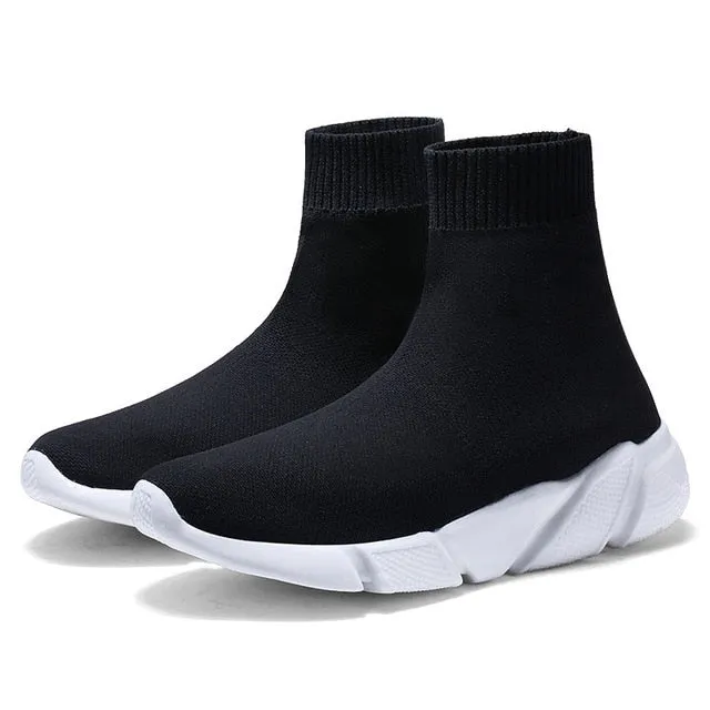 Breathable Ankle Boot Women Socks Shoes Female Sneakers