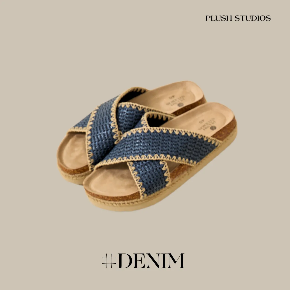 Cali Sandals  Denim
