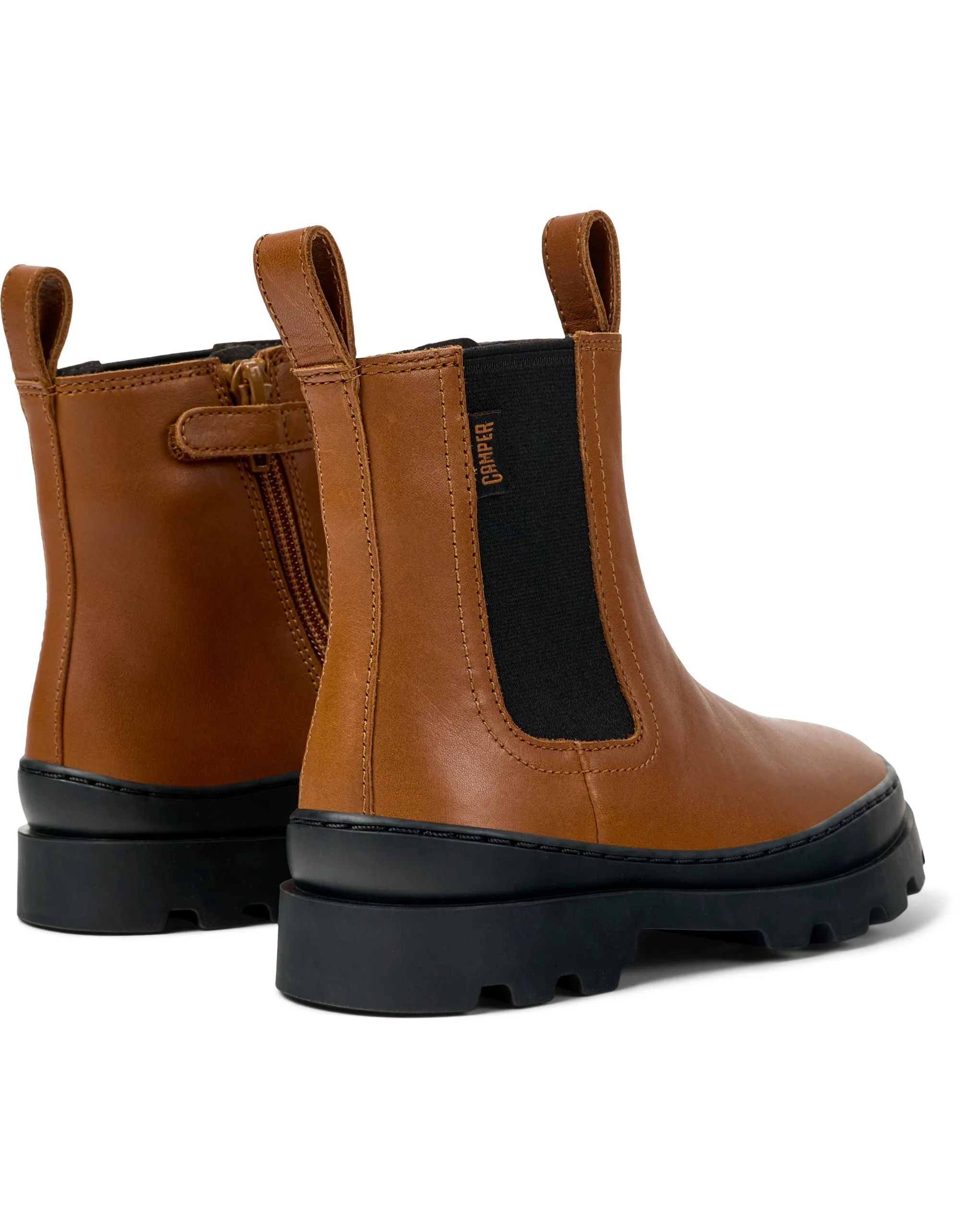 CAMPER BRUTUS ZIP BOOT W25 - TAN
