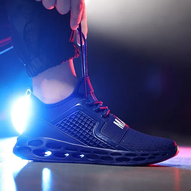 Casual Shoes Men Sneakers 2019 Summer Comfortable Breathable Slip on Black Mesh Shoes Male Light Chaussures Homme Big Size 39-48
